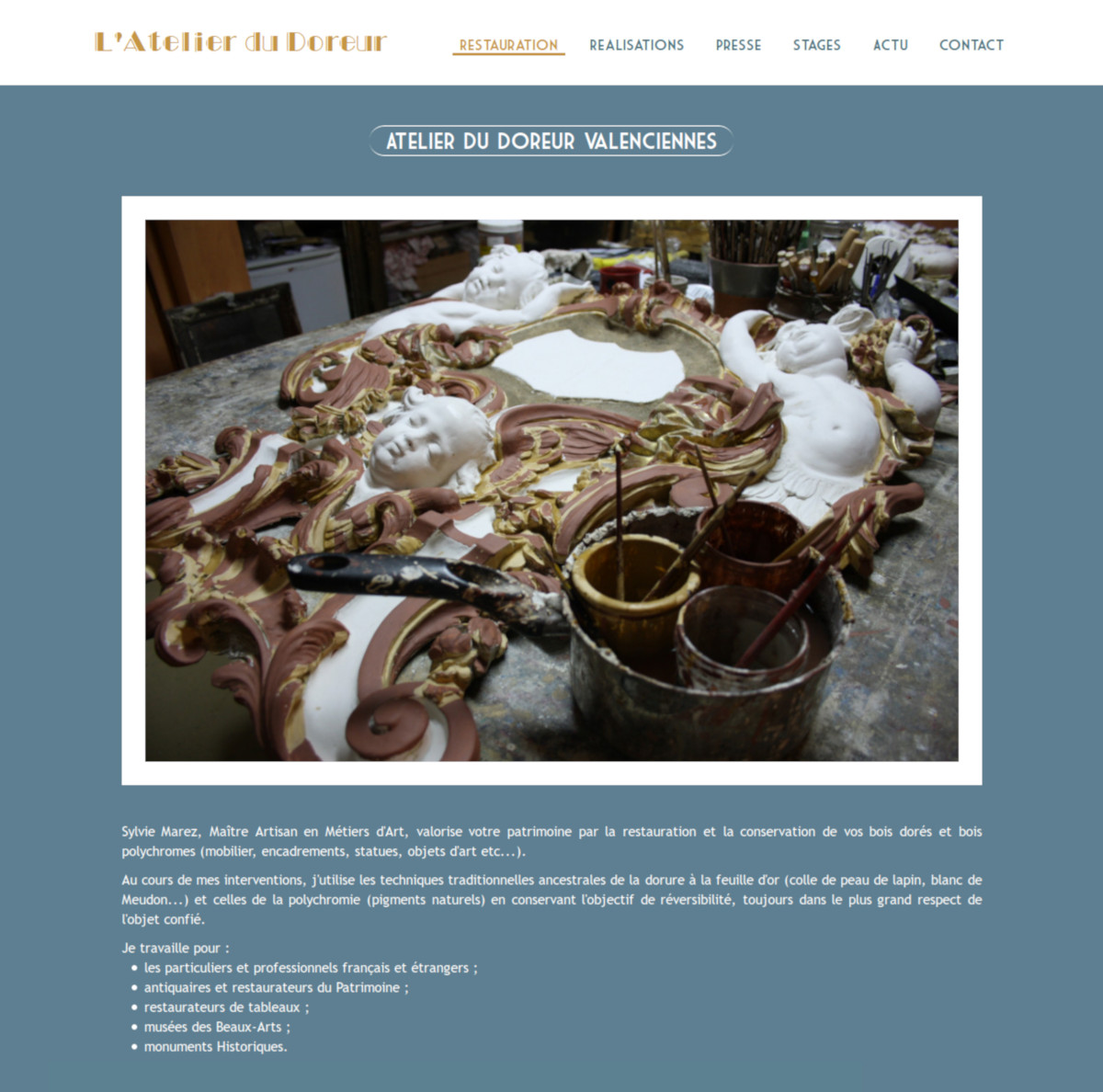 création site internet artisan
